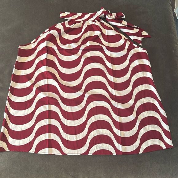 Women’s Halter Neck Casual Loose Top Blouse Side Bow Tie Size 4XL NWT - Picture 5 of 8